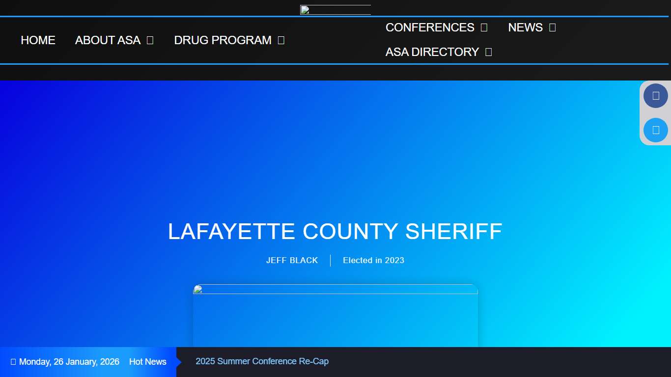 LAFAYETTE COUNTY SHERIFF – Arkansas Sheriff Association